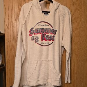 Milwaukee Summerfest Cream Hooded Oversized Hoodie